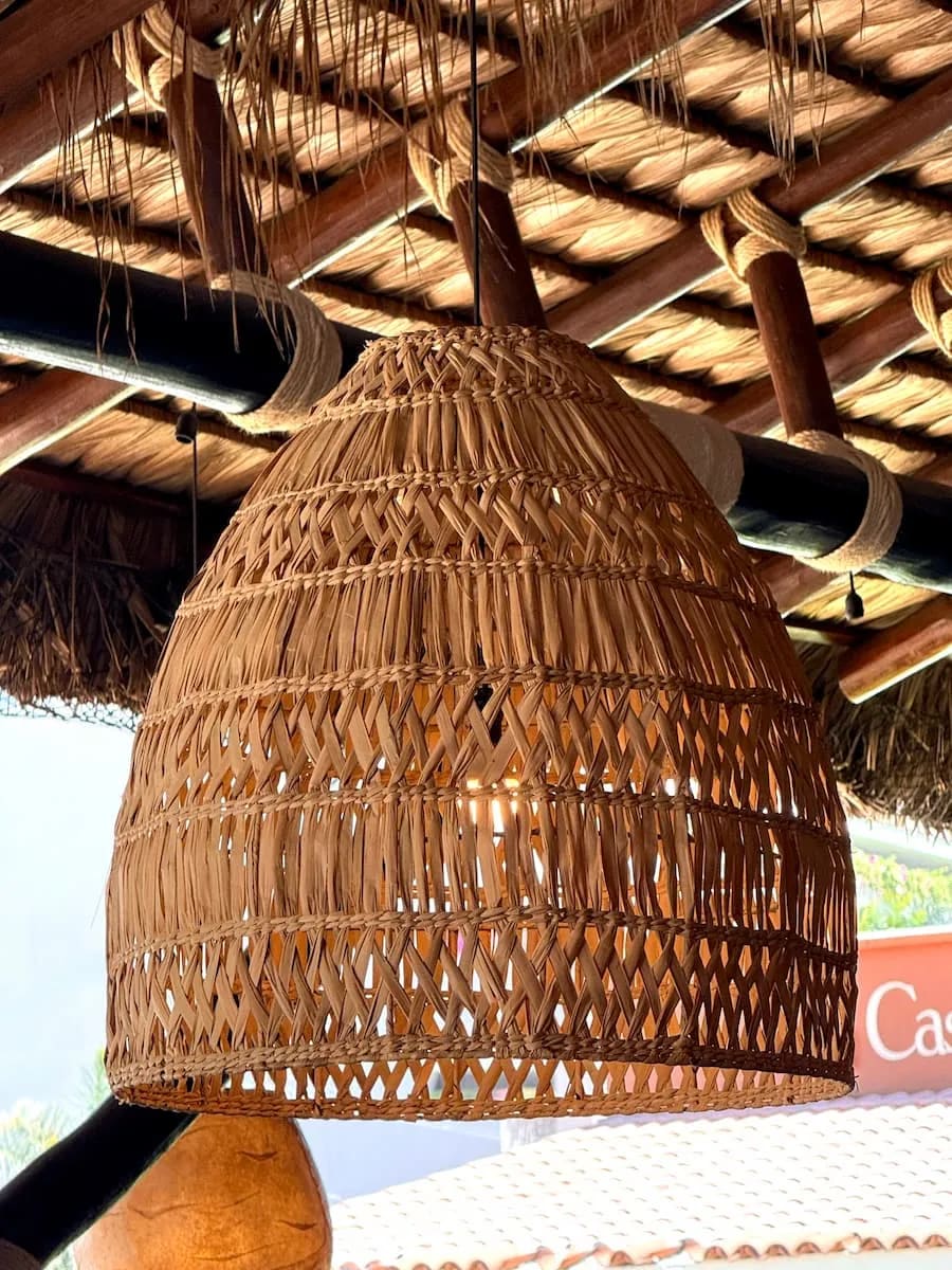 Bell Woven Pendant Light Natural