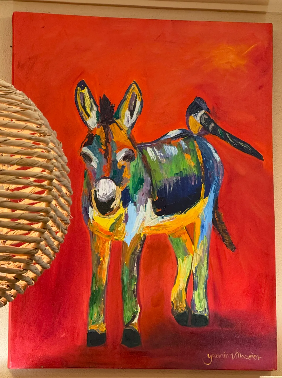 Baja Burro Painting