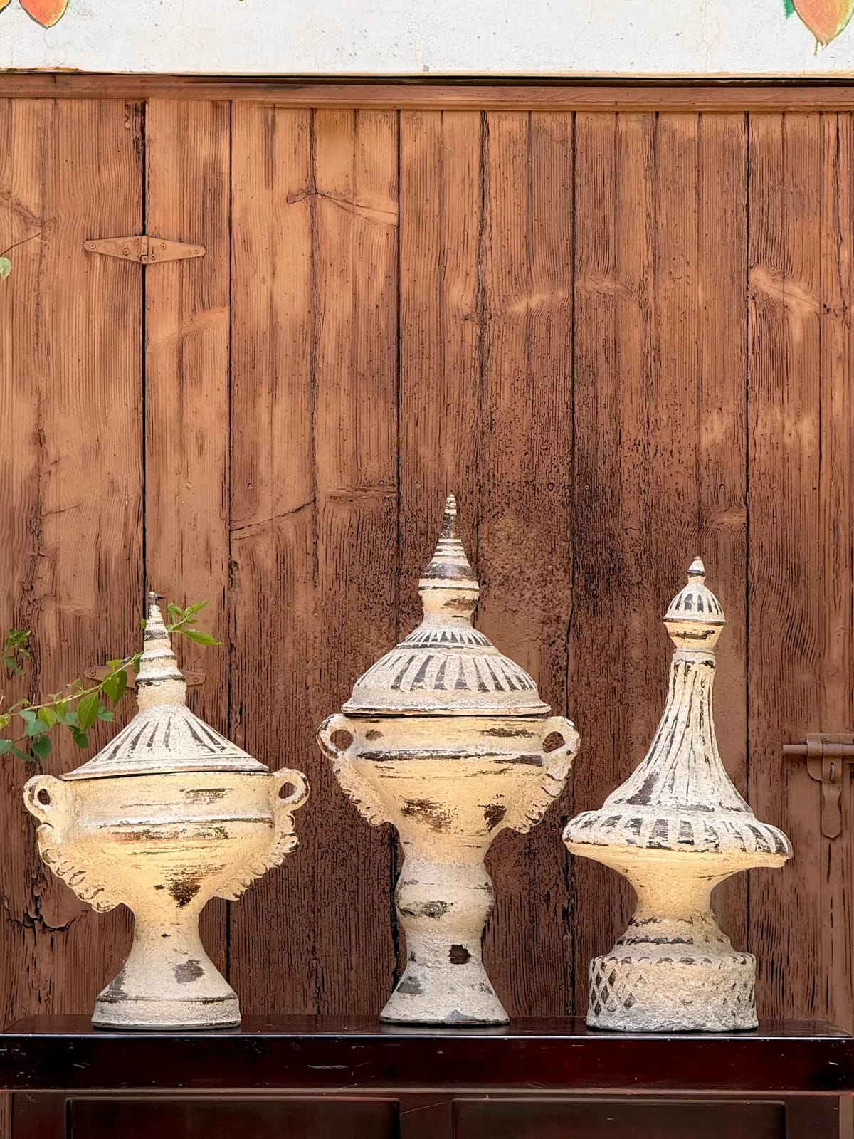 "Reliquia de Olimpo" Decorative Clay Pieces – Handcrafted in Guadalajara, Mexico in clay with a weathered finish
