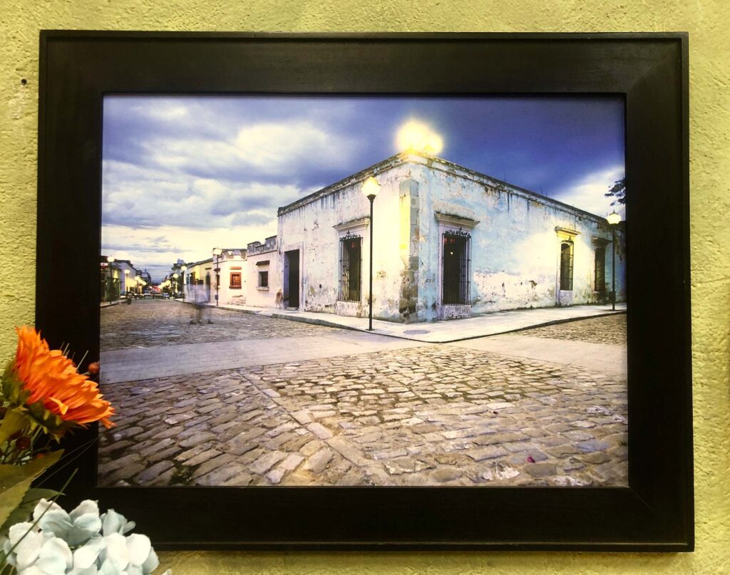 Bruce Herman Azules Oaxaca Bruce Herman photograph of white building