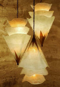 Carlos de Anda three-piece chandelier in Cabo San Lucas, Mexico