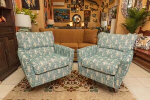 Two LaZBoy Bellevue swivel chairs in Cabo San Lucas
