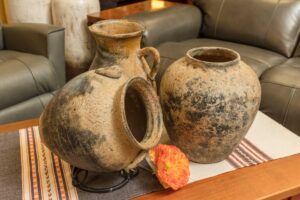 Coffee table decorative ceramic pots