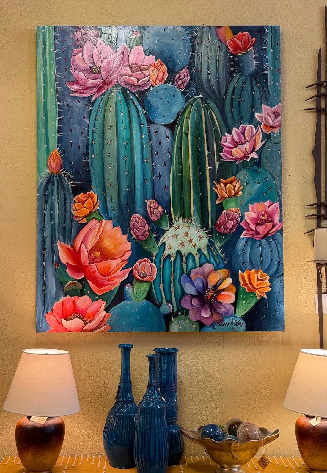 Painting by Alejandro Tristan