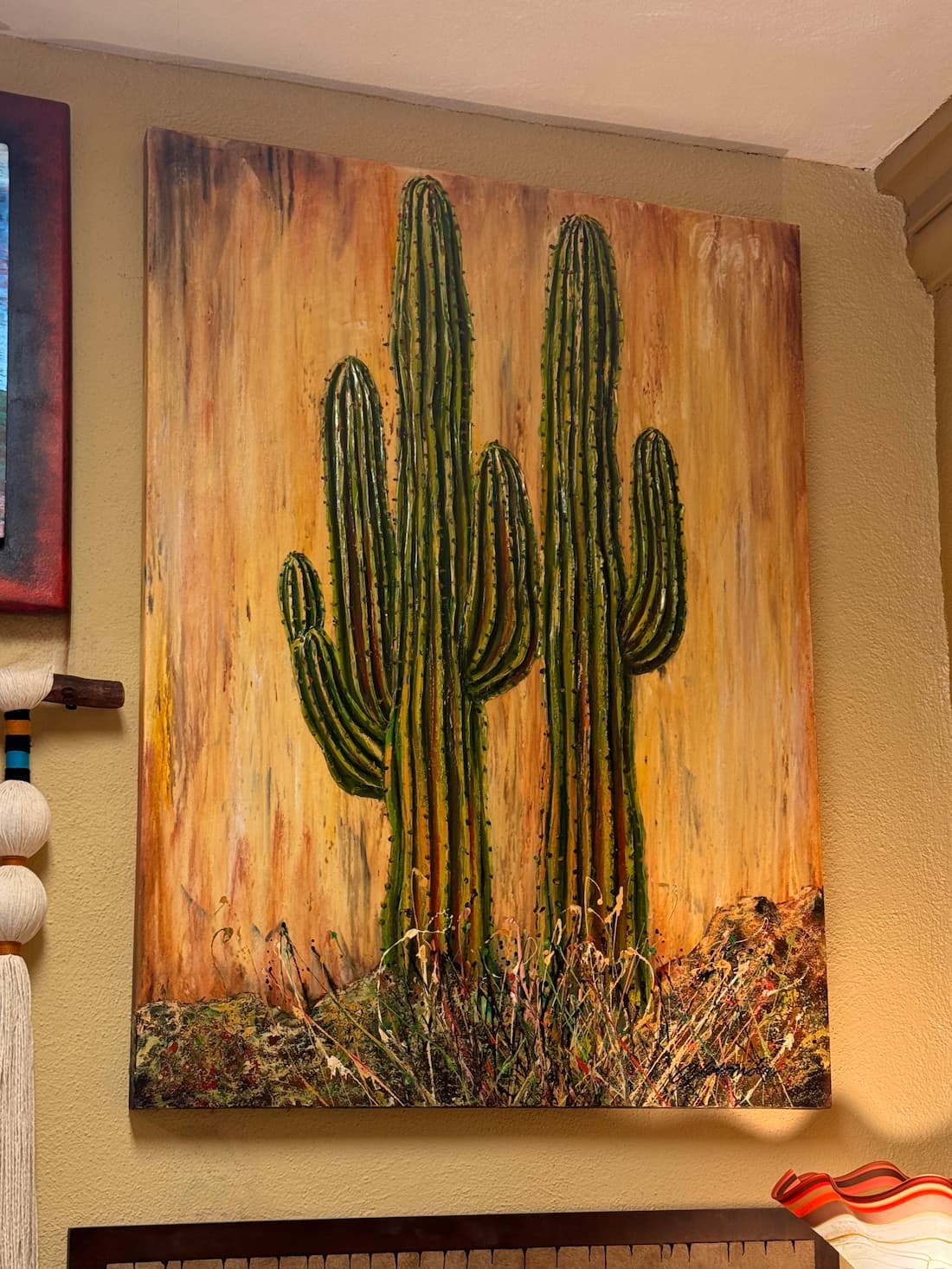 Painting by Alejandro Tristan