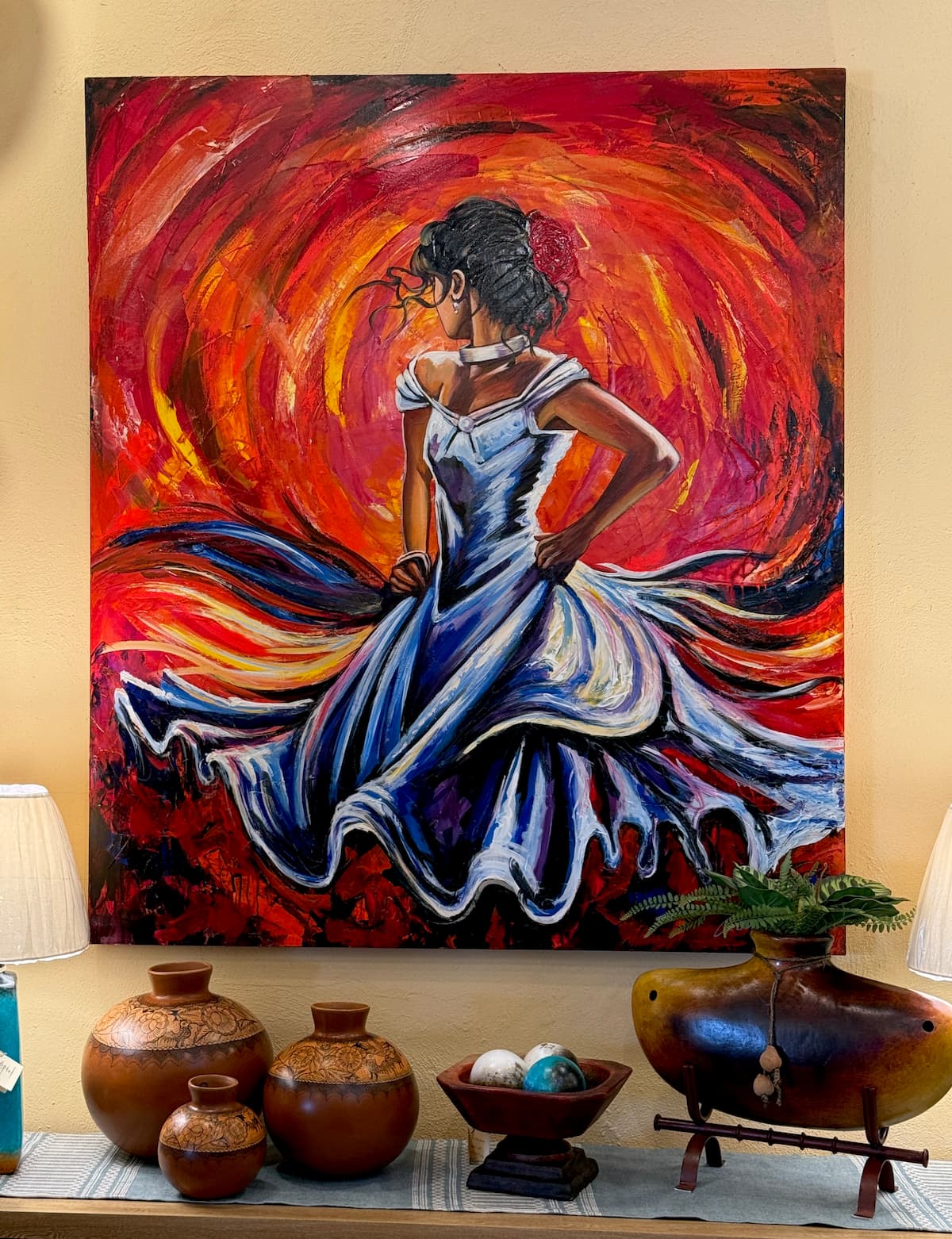 Painting by Alejandro Tristan