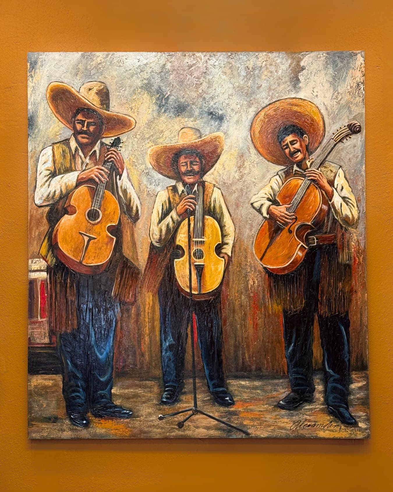 Painting by Alejandro Tristan