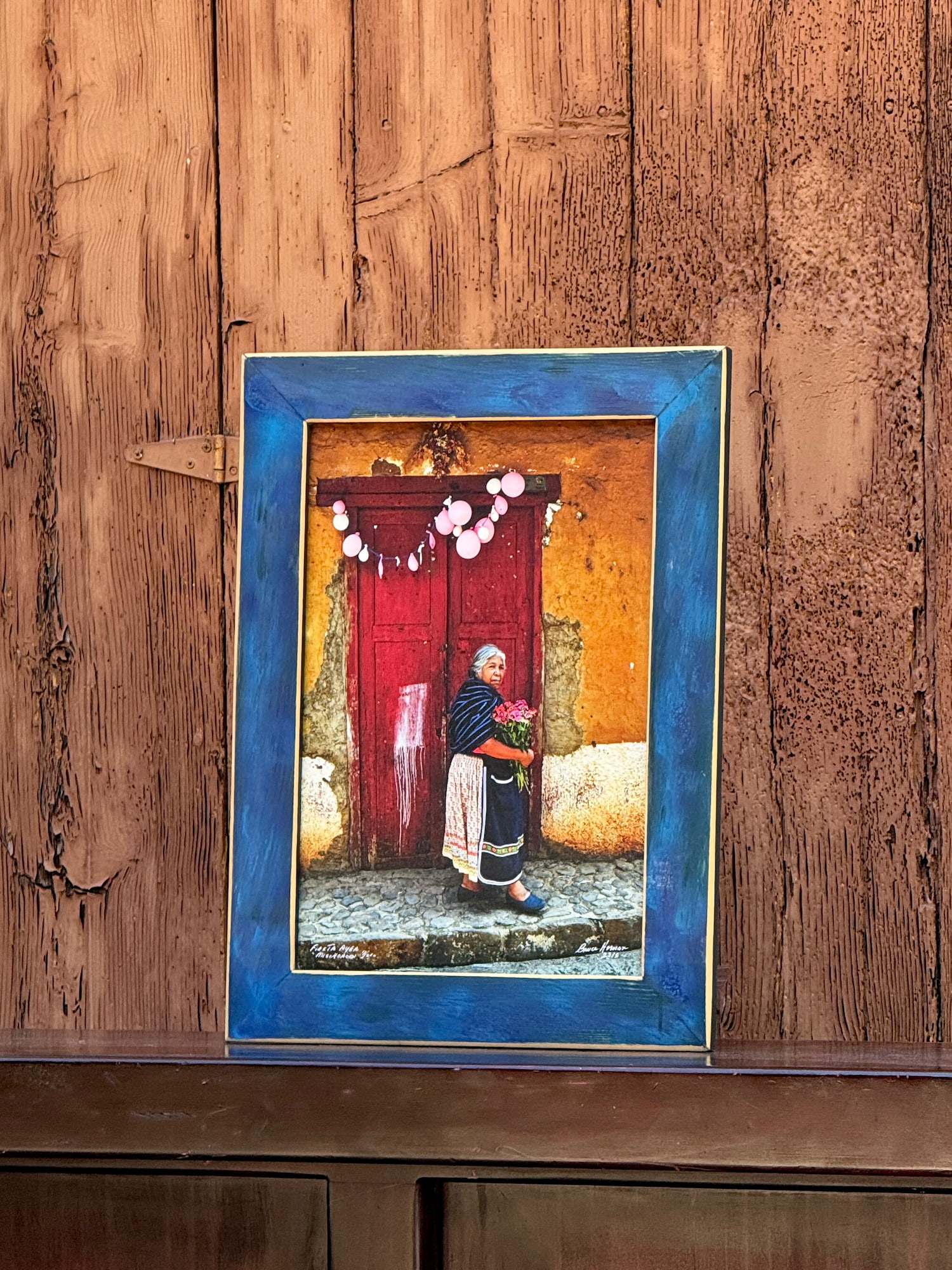 Framed photograph by award-winning photographer